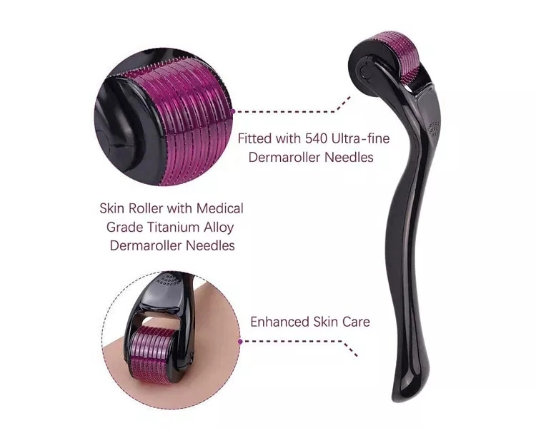 540 Titanium Skin Care Roller Best Derma Roller for Hair