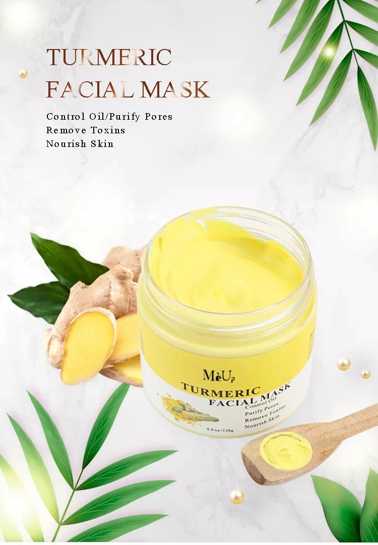 Organic Mud Tumeric Face Acne Removal Moisturizing Whitening Skin Care