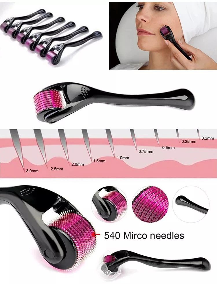 540 Titanium Skin Care Roller Best Derma Roller for Hair